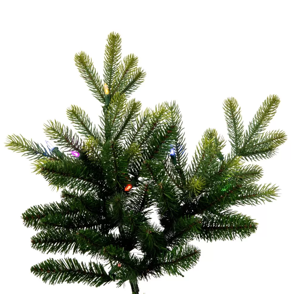 Cheap The Holiday Aisle 108'' H Green Realistic Fir Christmas Tree With 1100 Led Color Changing/Combination Lights