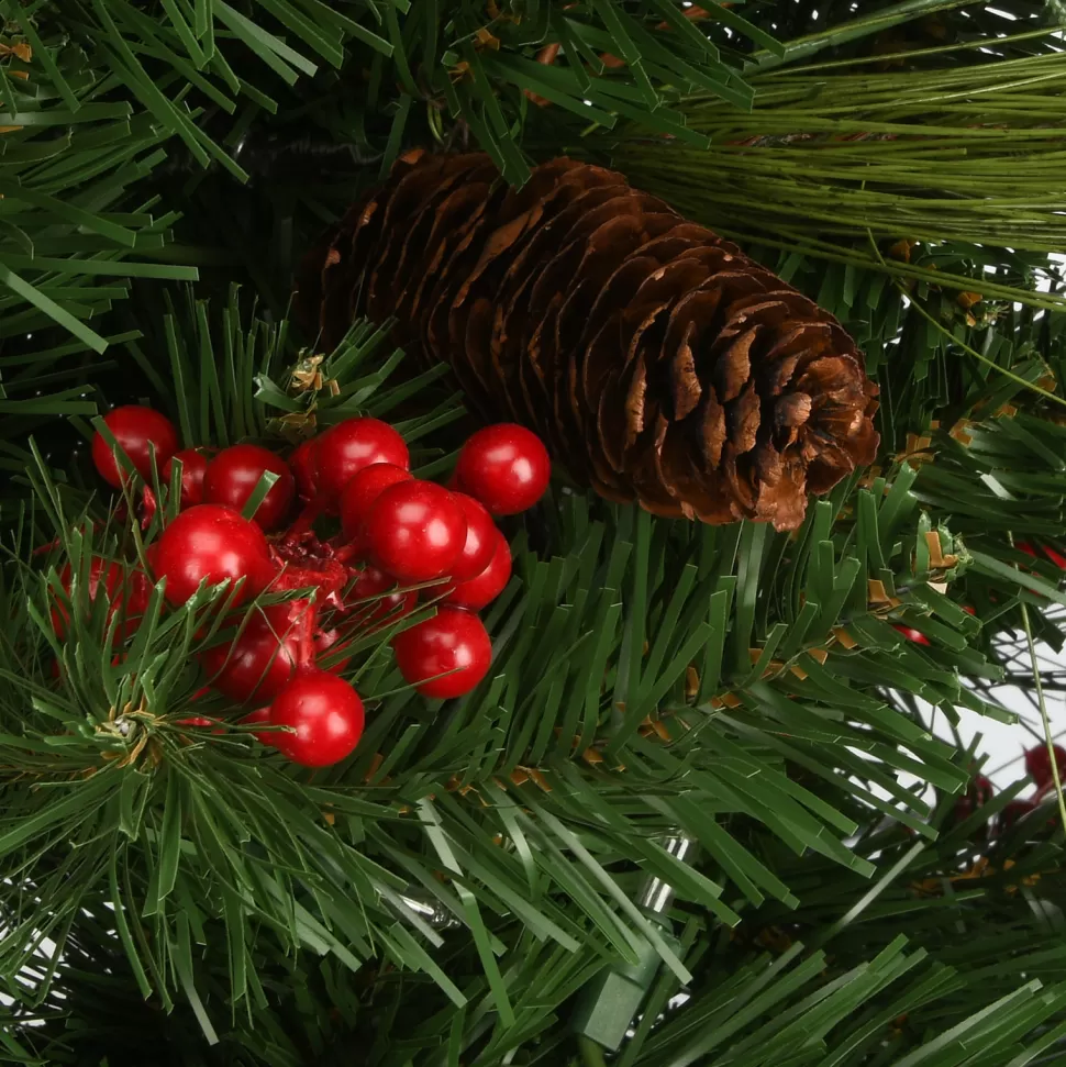 Outlet The Holiday Aisle 3.3 Ft. Green Pine Artificial Christmas Tree With 35 Clear Lights