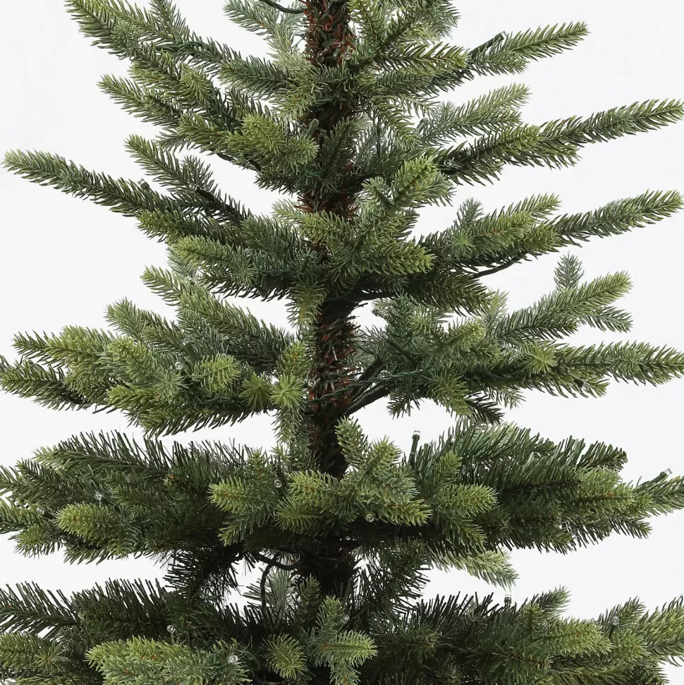 Sale The Holiday Aisle 3'6" Slender Green Fir Christmas Tree With 100 Led Lights
