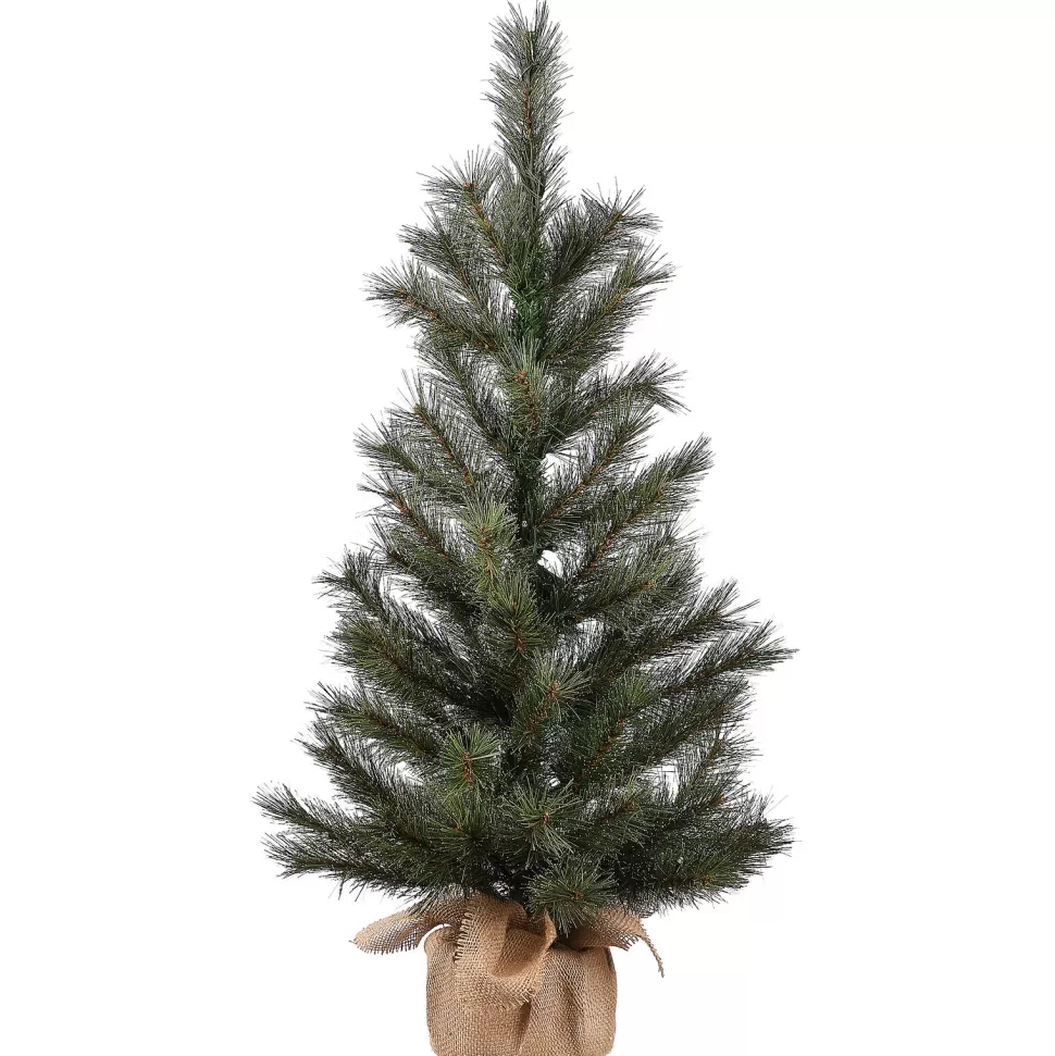Shop The Holiday Aisle 3' H Green Pine Artificial Christmas Tree With 50 Led Lights