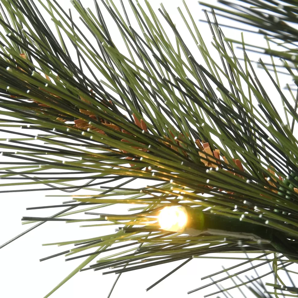 Shop The Holiday Aisle 3' H Green Pine Artificial Christmas Tree With 50 Led Lights