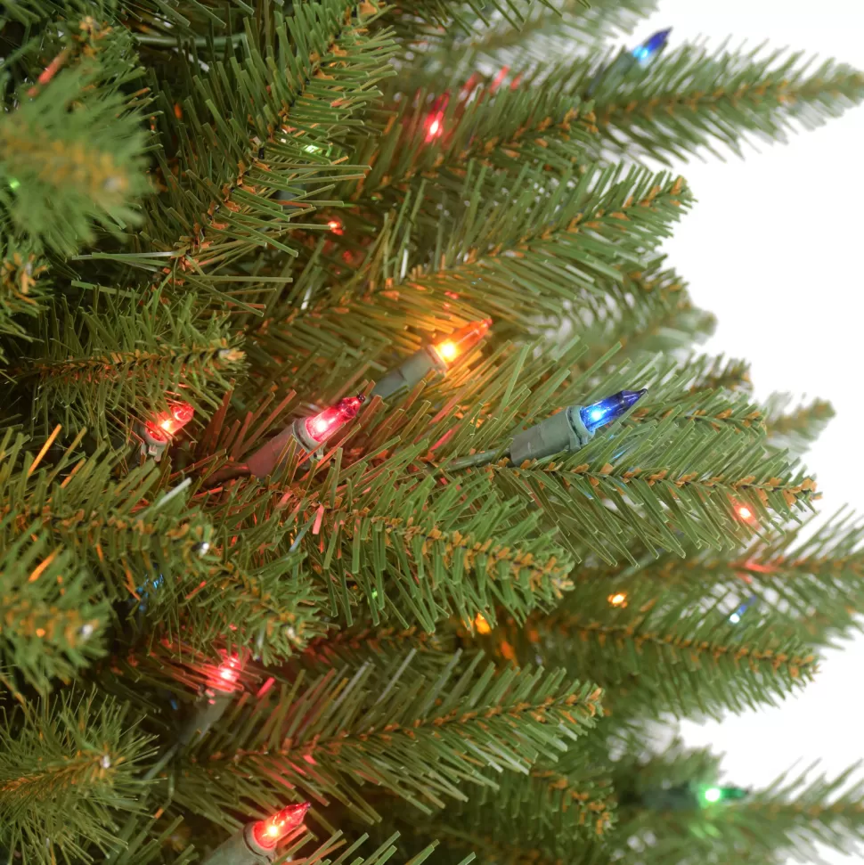 Sale The Holiday Aisle 4.5' H Green Realistic Artificial Fir Trees Christmas Tree With 250 Lights
