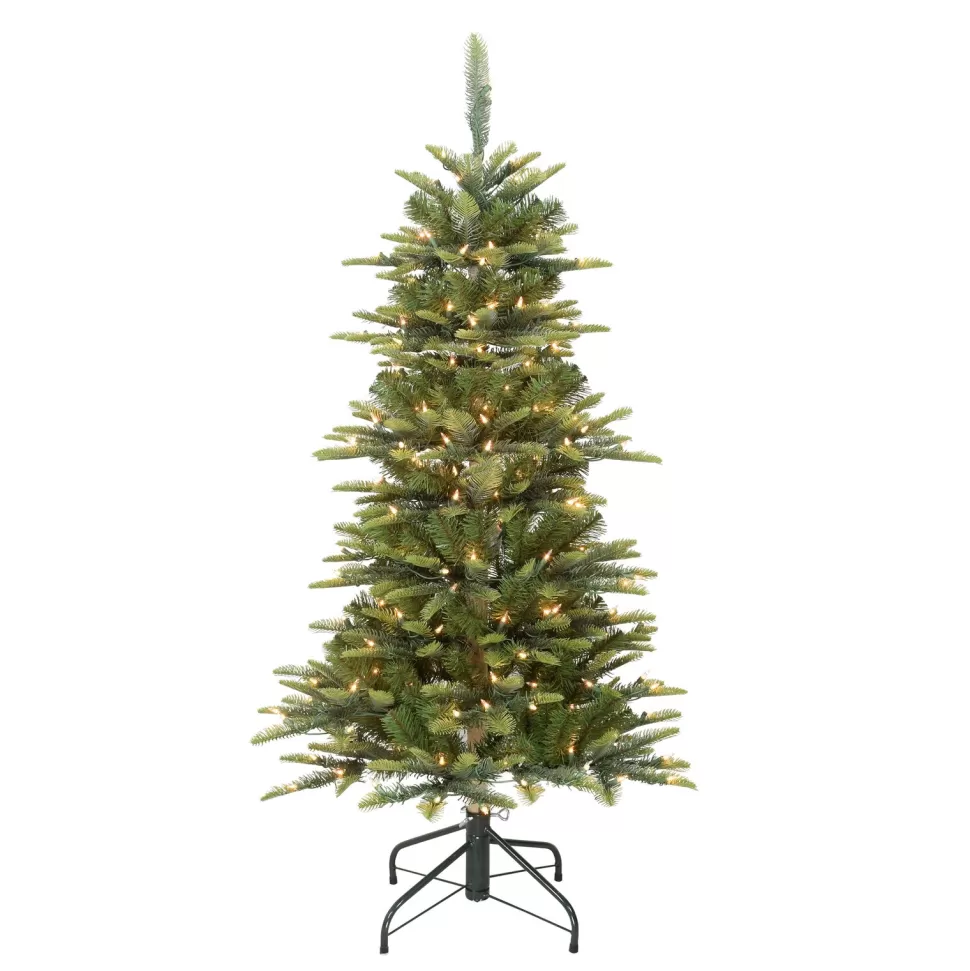 Store The Holiday Aisle 4.5' Lighted Artificial Fir Christmas Tree - Stand Included