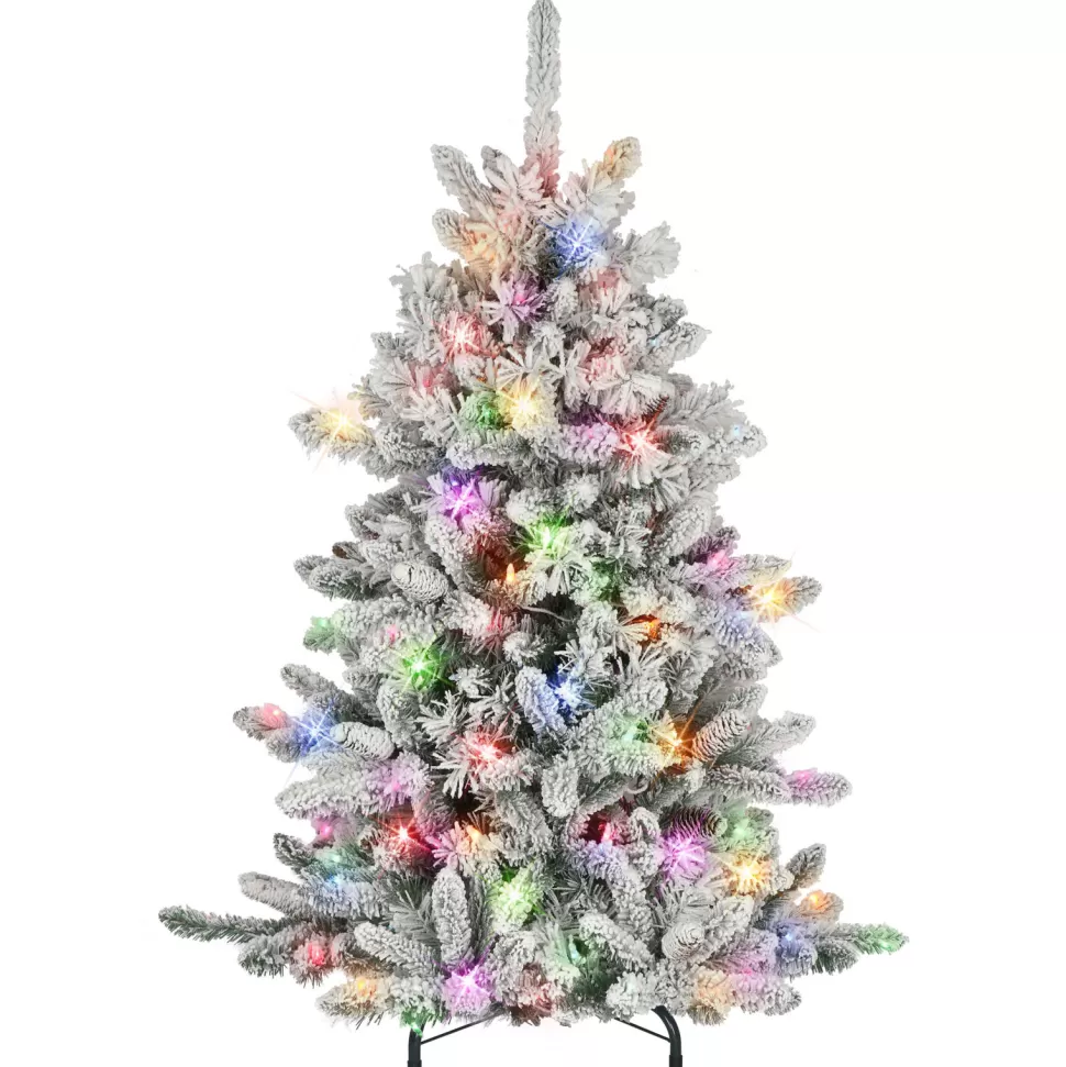 Shop The Holiday Aisle 4' 5'' H Green Pine Christmas Tree With 150 Lights