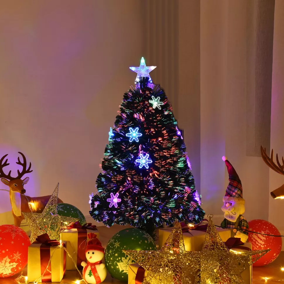 Cheap The Holiday Aisle 4' Green Pine Artificial Christmas Tree With 18 Multi-Color Lights