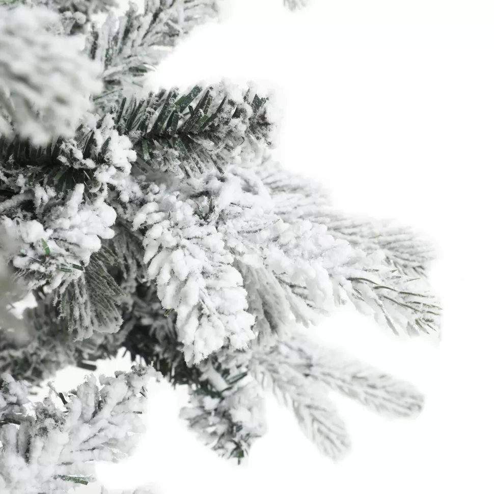 Best The Holiday Aisle 5.21' White Fir Artificial Christmas Tree With 120 Clear/White Lights