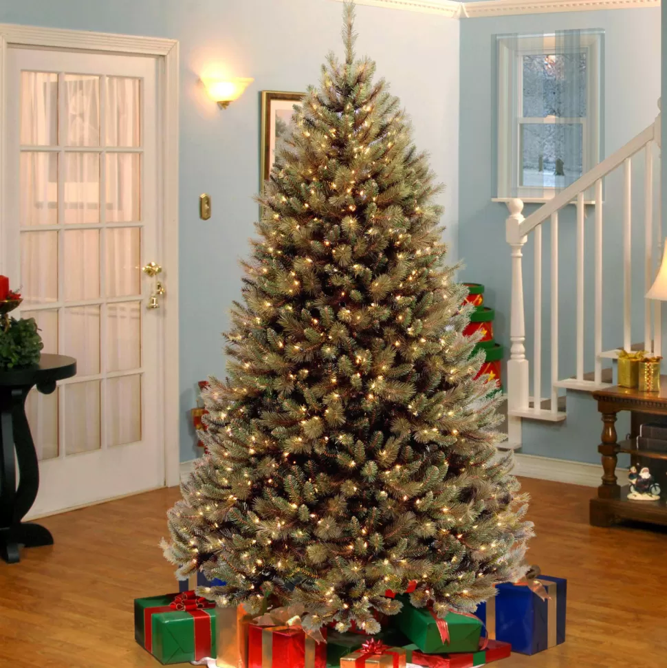 Cheap The Holiday Aisle 6.5' Green Pine Artificial Christmas Tree With 650 Clear Lights With Stand