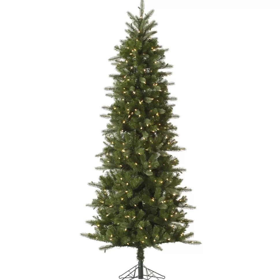 Cheap The Holiday Aisle 6.5' Green Spruce Artificial Christmas Tree With 350 Dura-Lit Clear Lights