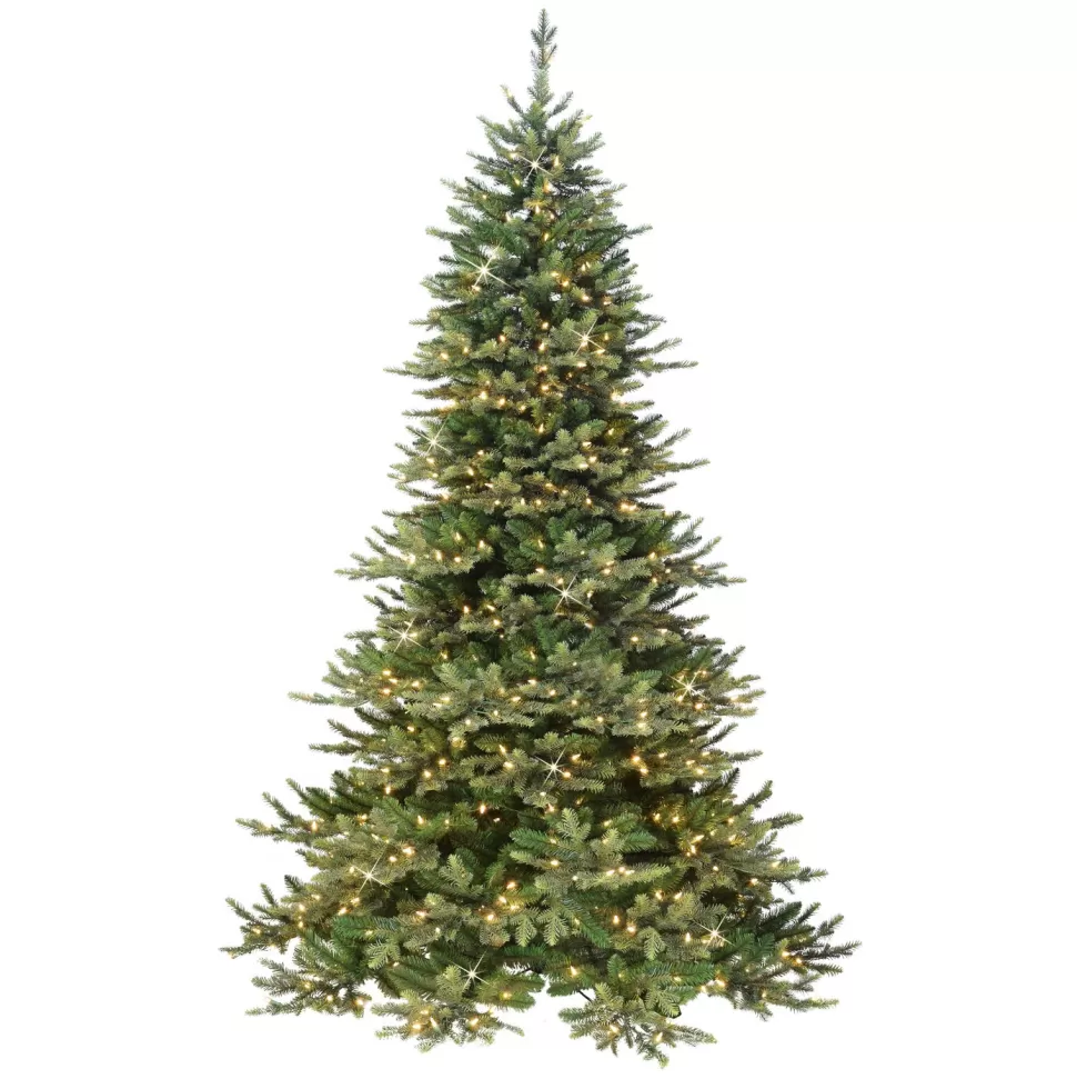 Store The Holiday Aisle 6' 5'' H Slender Green Pine Christmas Tree With 500 Lights