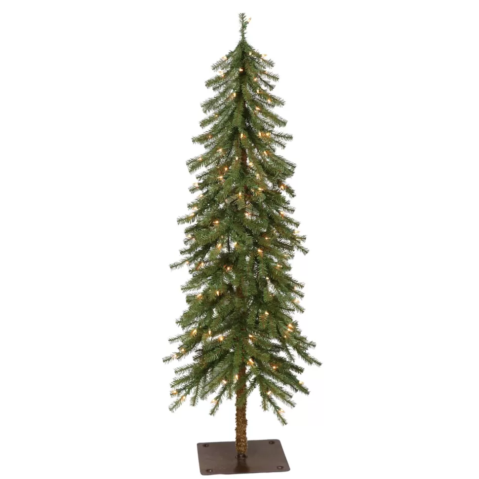 Store The Holiday Aisle 6' Lighted Artificial Pine Christmas Tree - Stand Included