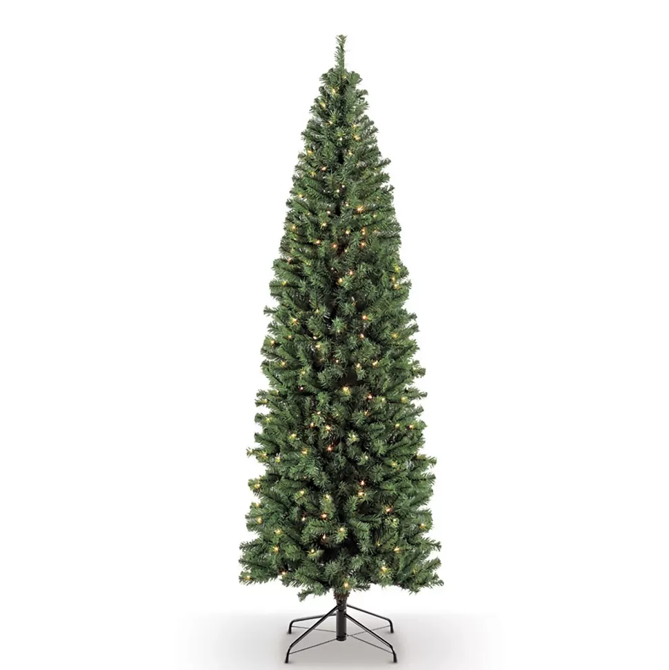 Best Sale The Holiday Aisle 7.5' Green Fir Artificial Christmas Tree With 350 Clear/White Lights
