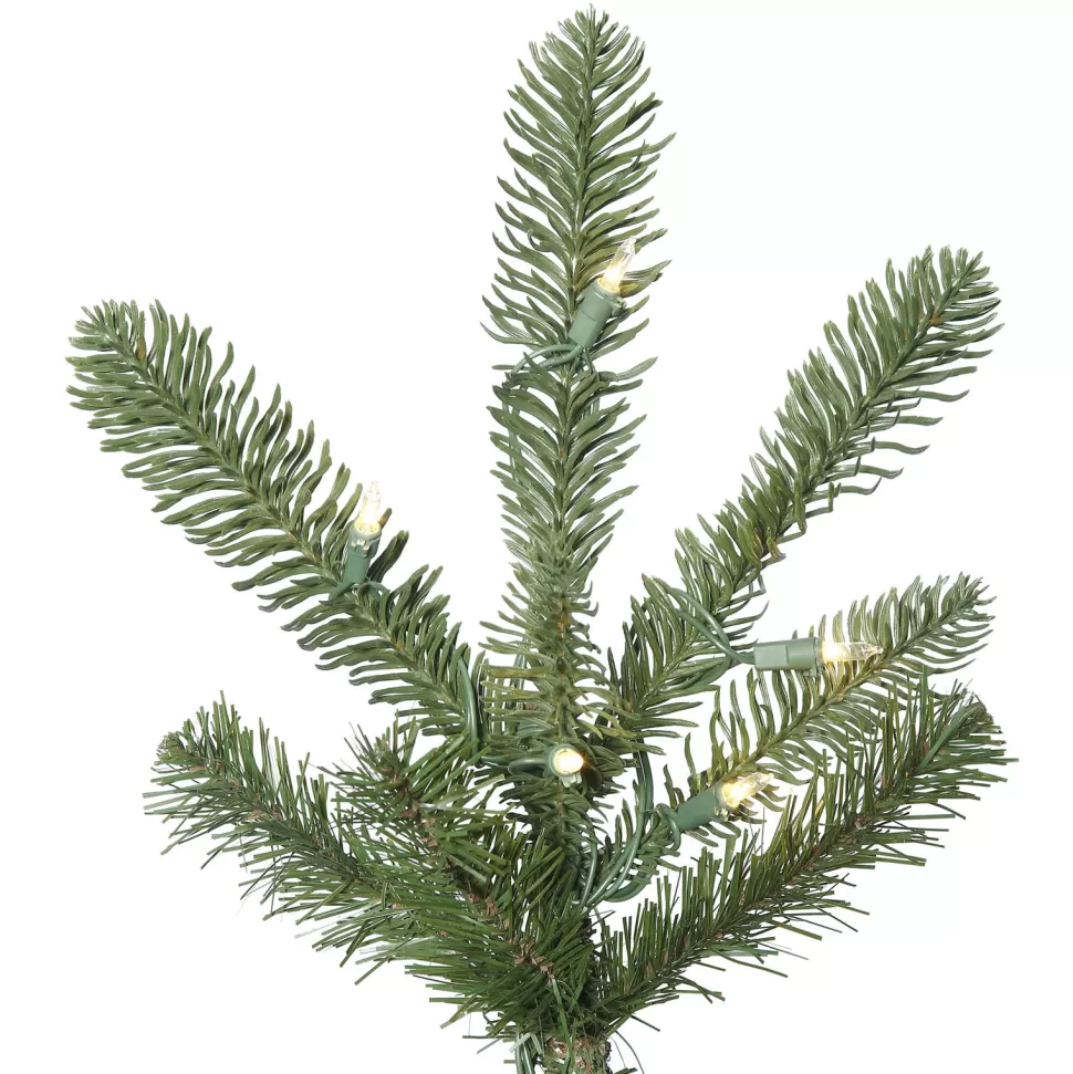 Store The Holiday Aisle 7.5' Green Spruce Artificial Christmas Tree With 400 Clear Lights With Stand