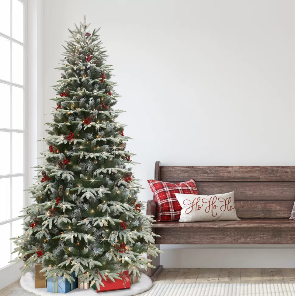Best Sale The Holiday Aisle 7.5' Lighted Artificial Pine Christmas Tree - Stand Included