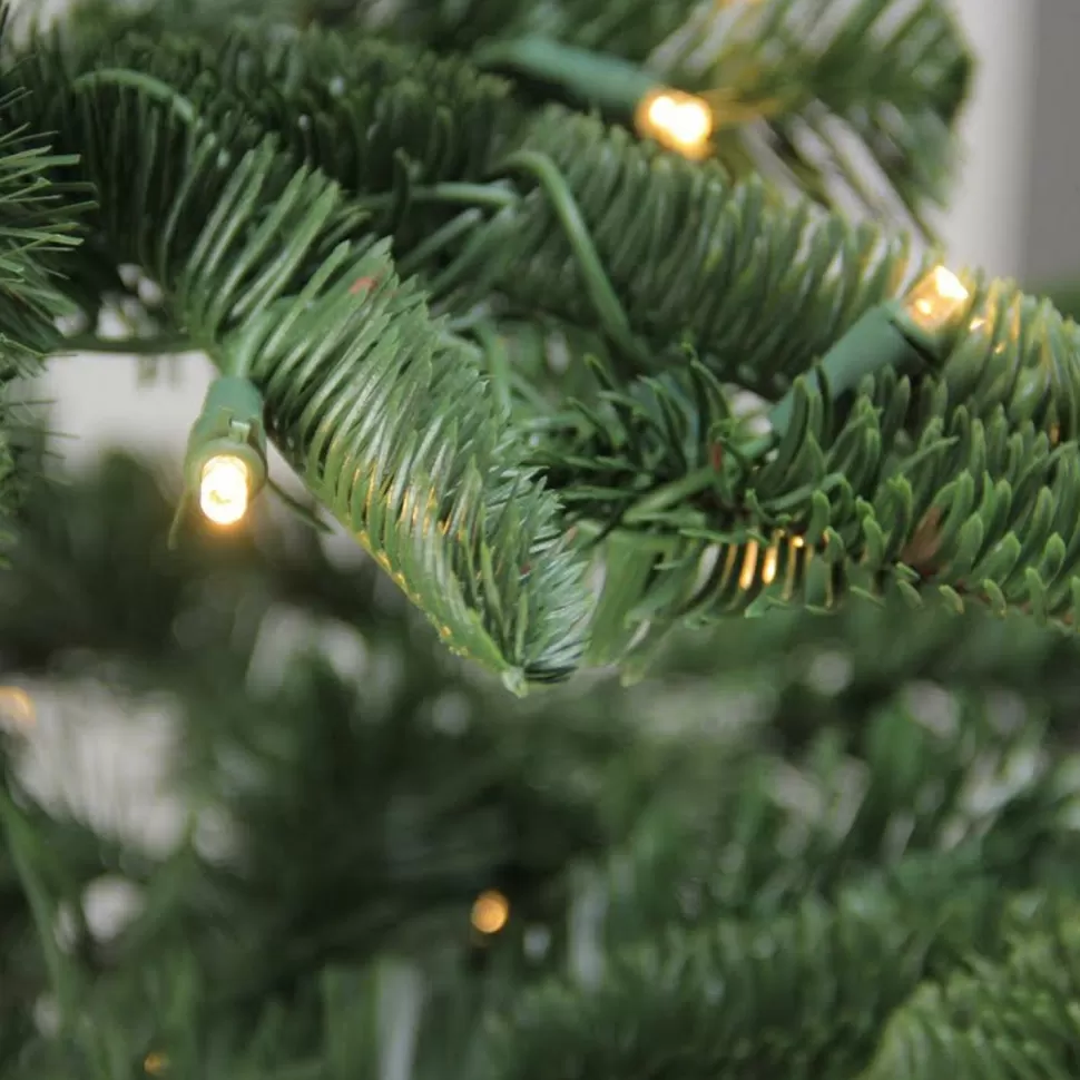 Discount Northlight Seasonal 7.5' Pre-Lit Nordmann Fir Artificial Christmas Tree - Warm Clear Led Lights