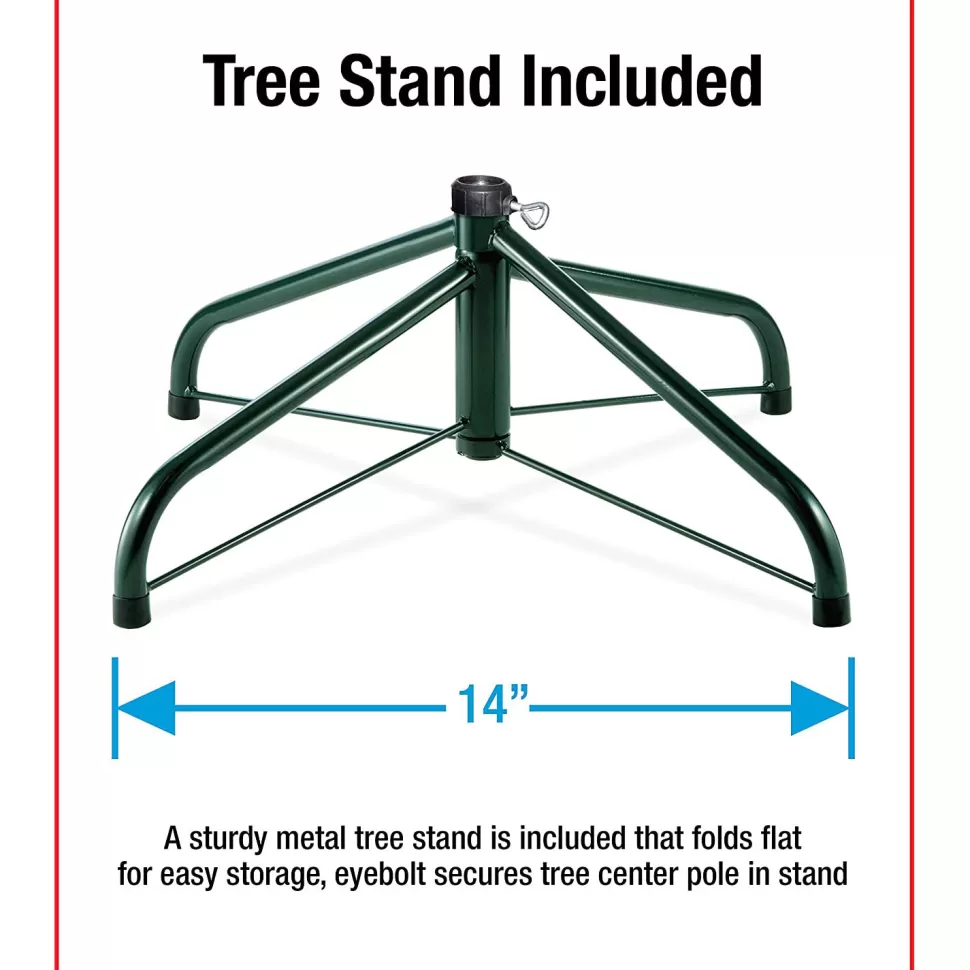 Clearance Three Posts 78" H Green Artificial Most Realistic Fir Christmas Tree With 650 Lights
