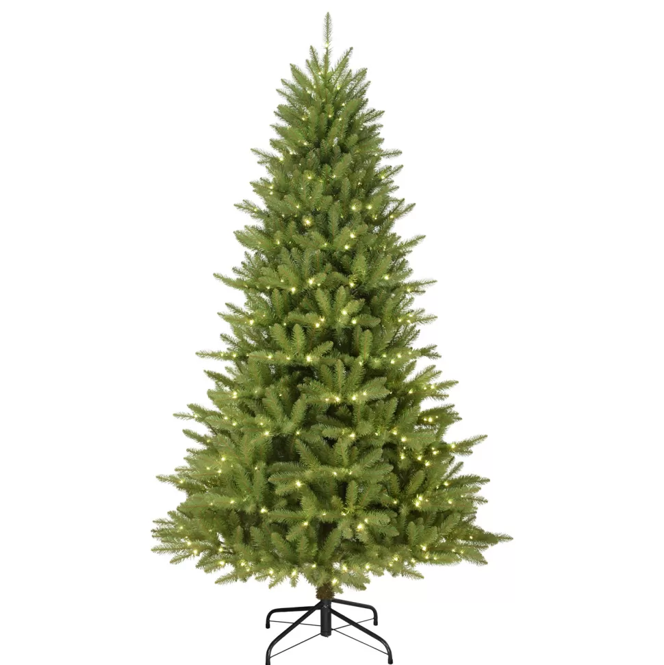 New The Holiday Aisle 7' 6" H Green Fir Christmas Tree With 400 Led Lights