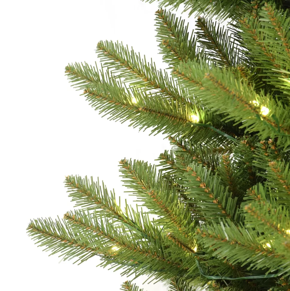 New The Holiday Aisle 7' 6" H Green Fir Christmas Tree With 400 Led Lights