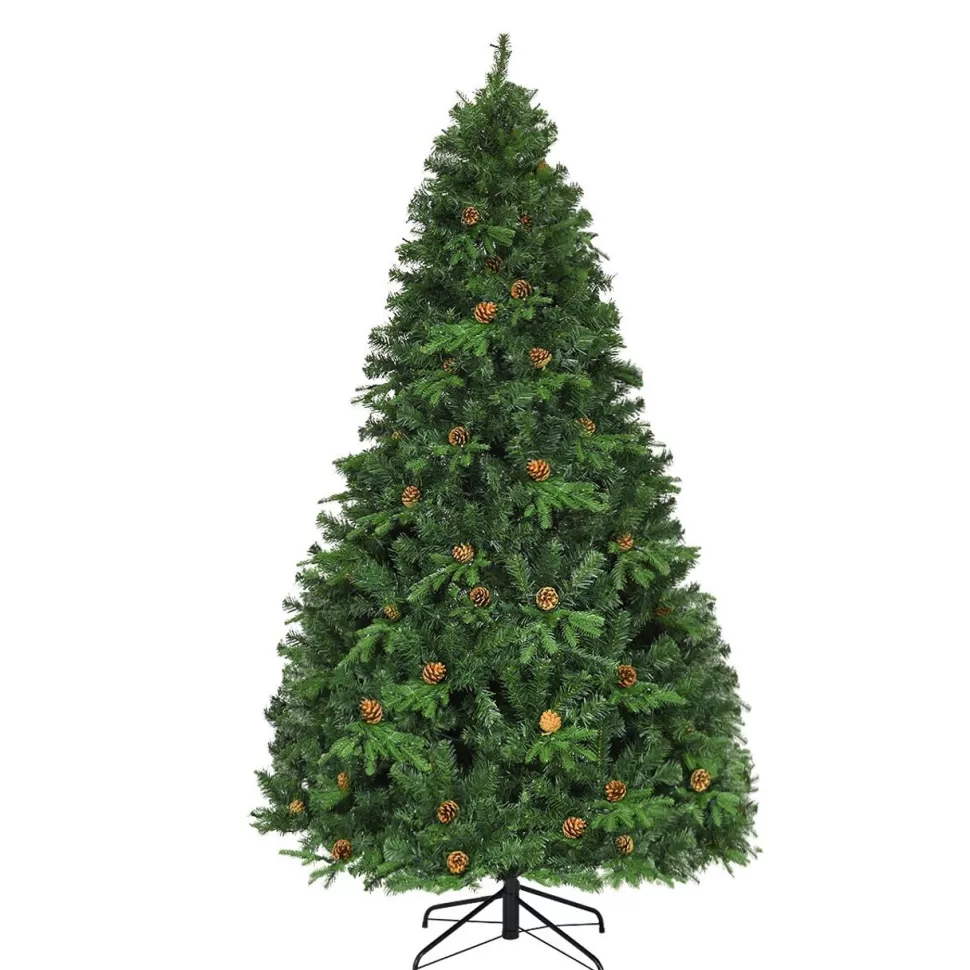 Store The Holiday Aisle 7' Green Pine Artificial Christmas Tree With 460 Single Colored Lights