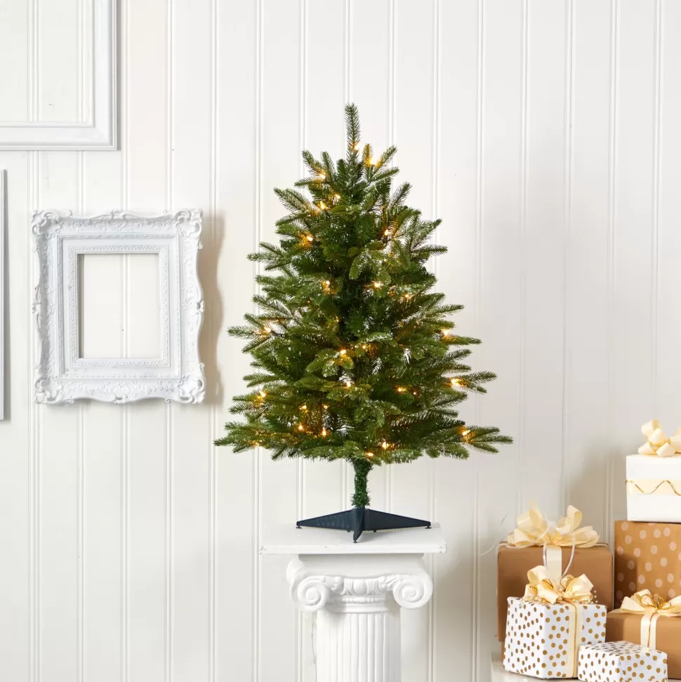 Sale The Holiday Aisle 7' Green Pine Artificial Christmas Tree With 500 Clear Lights