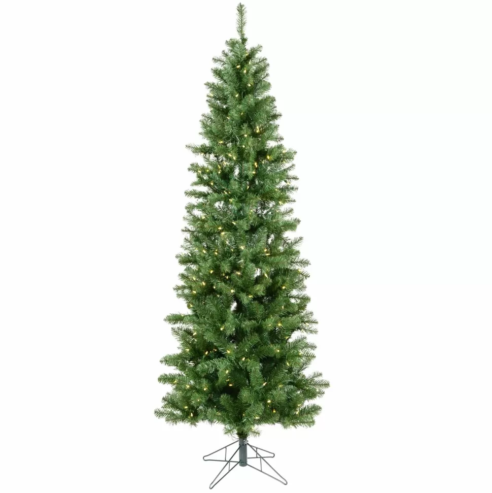 Cheap The Holiday Aisle 8.5' Green Artificial Christmas Tree With 450 Warm White Led Lights With Stand
