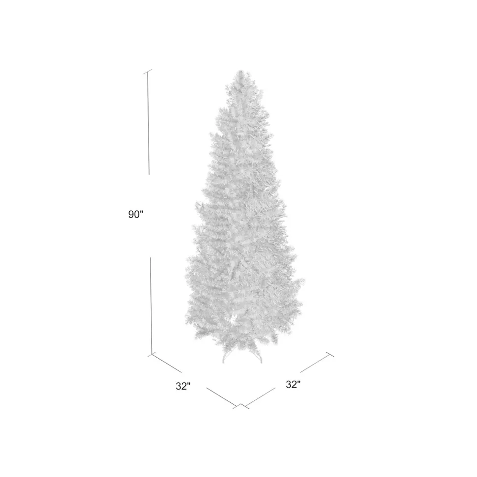 Discount Mercury Row 90' Green Fir Artificial Christmas Tree With 350 Color + Clear Lights