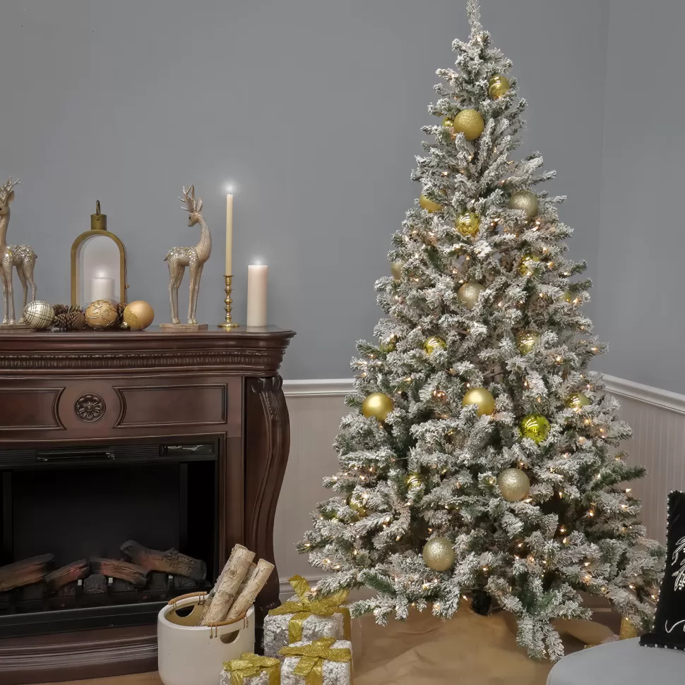 Shop The Holiday Aisle 90'' H Green Spruce Christmas Tree With 700 Led Lights