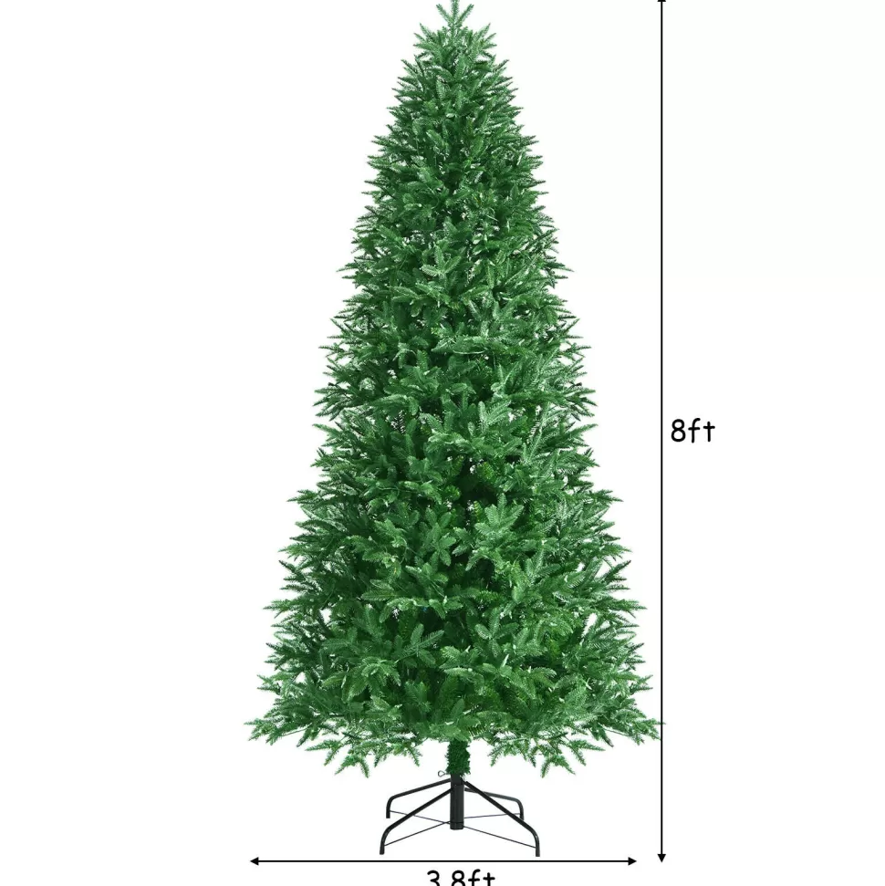 New The Holiday Aisle 96'' H Green Realistic Pine Cashmere Christmas Tree With 600 Led Color Changing/Combination Lights