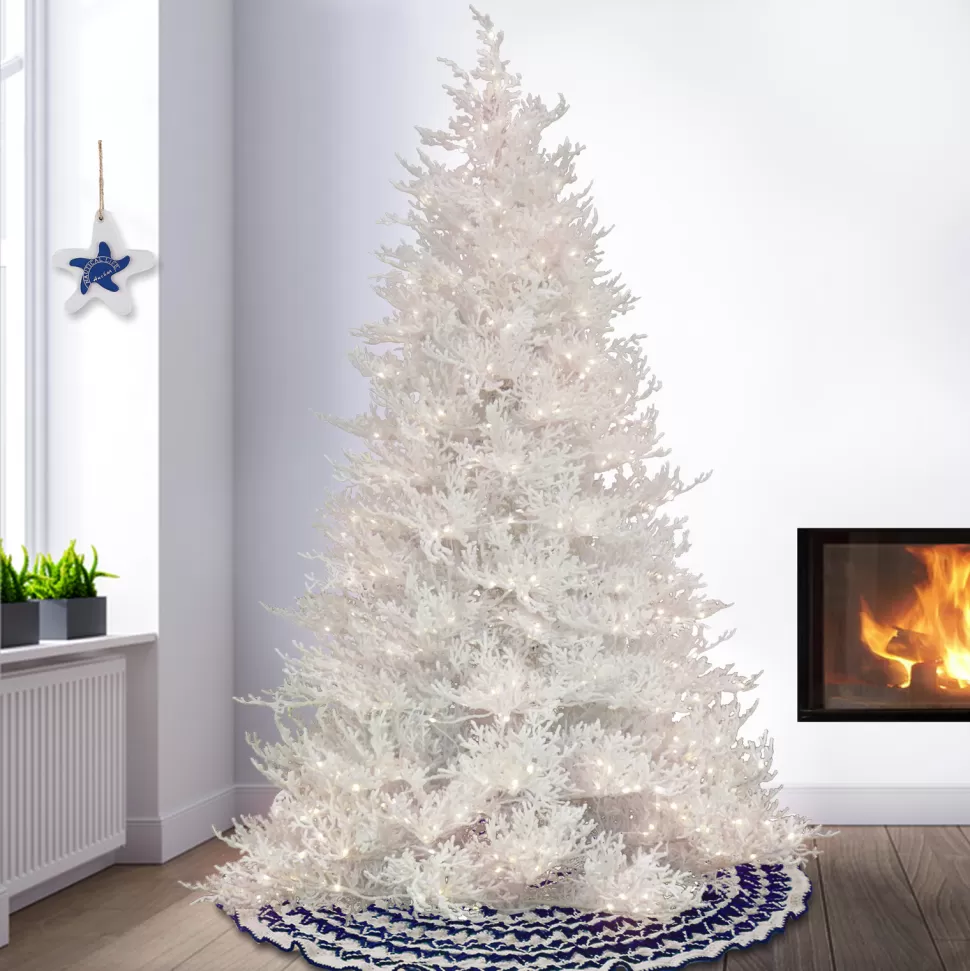 Discount HGTV Home Collection 9' Coral Most Realistic Artificial Christmas Tree With 1250 Led Lights