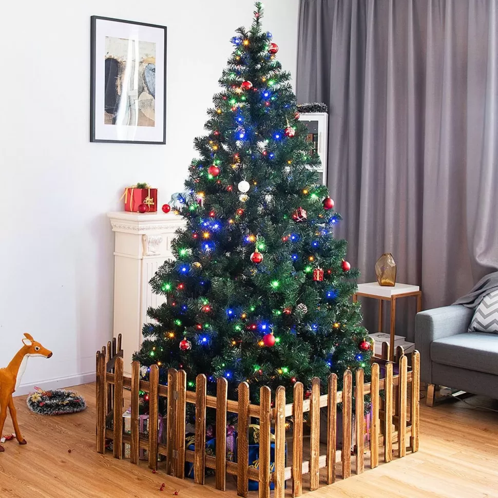 Shop The Holiday Aisle Adylina 7.5' Green Pine Artificial Christmas Tree With 550 Multi-Colored Lights