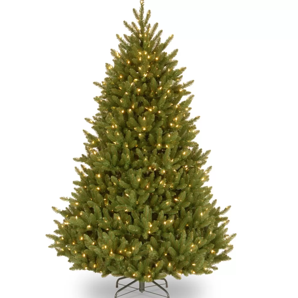 Store Red Barrel Studio Baldrik 6.5' Green Spruce Christmas Tree With 650 Clear/White Lights