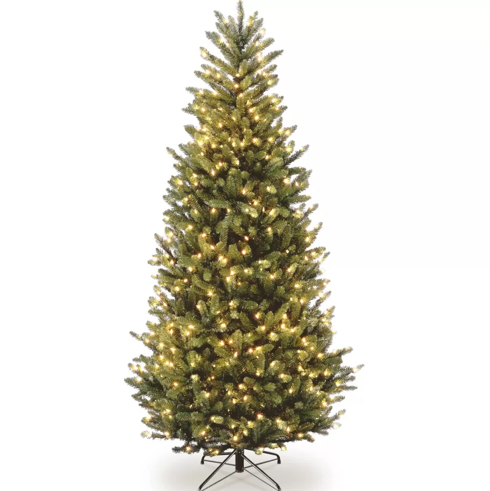 Hot Red Barrel Studio Baldrik Green Artificial Christmas Tree With 600 Clear/White Lights