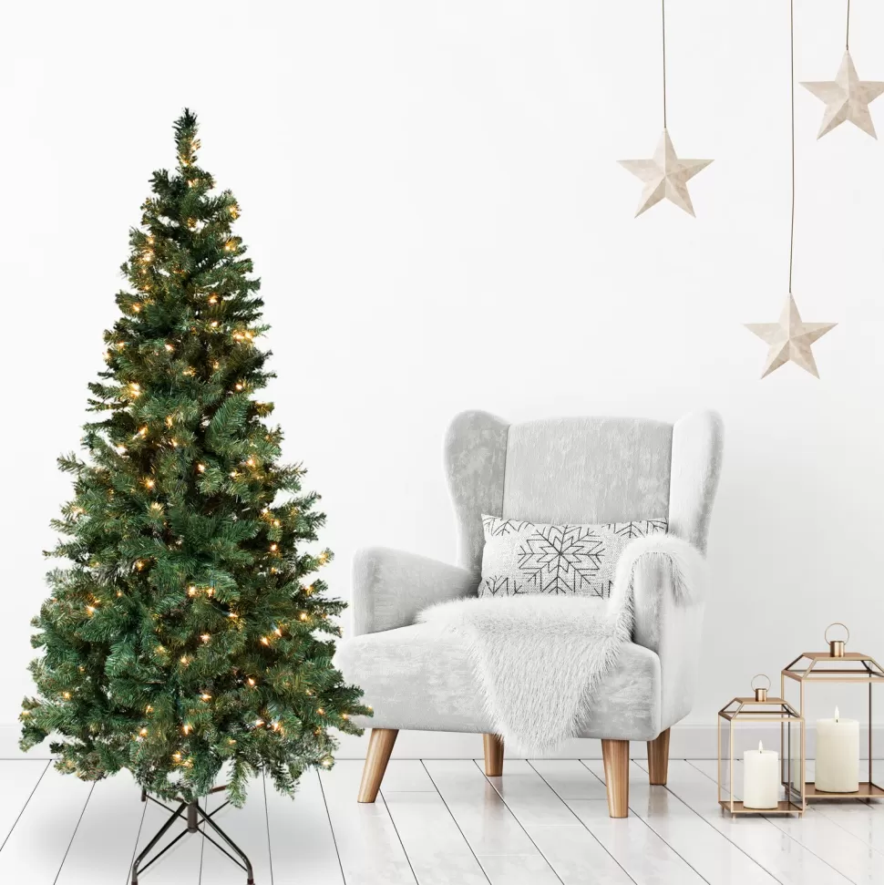 Cheap The Holiday Aisle Douglas 6' Green Fir Artificial Christmas Tree With 150 Clear/White Lights
