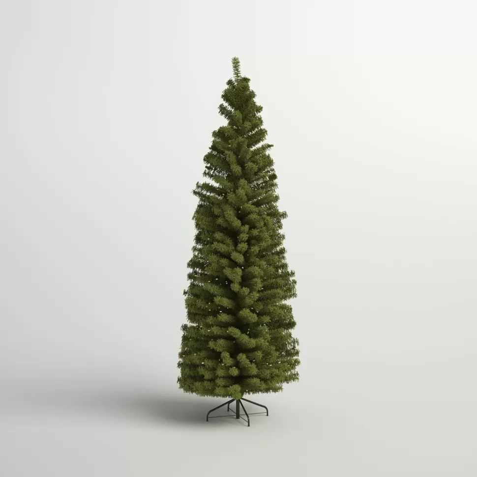 Flash Sale Three Posts Downswept Douglas Slender Green Realistic Fir Christmas Tree With 850 Lights