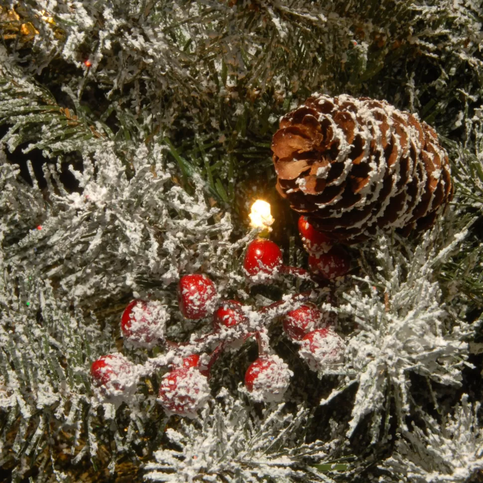 Sale The Holiday Aisle Dunhill Fir 3' Green Artificial Christmas Tree With 35 Clear/White Lights