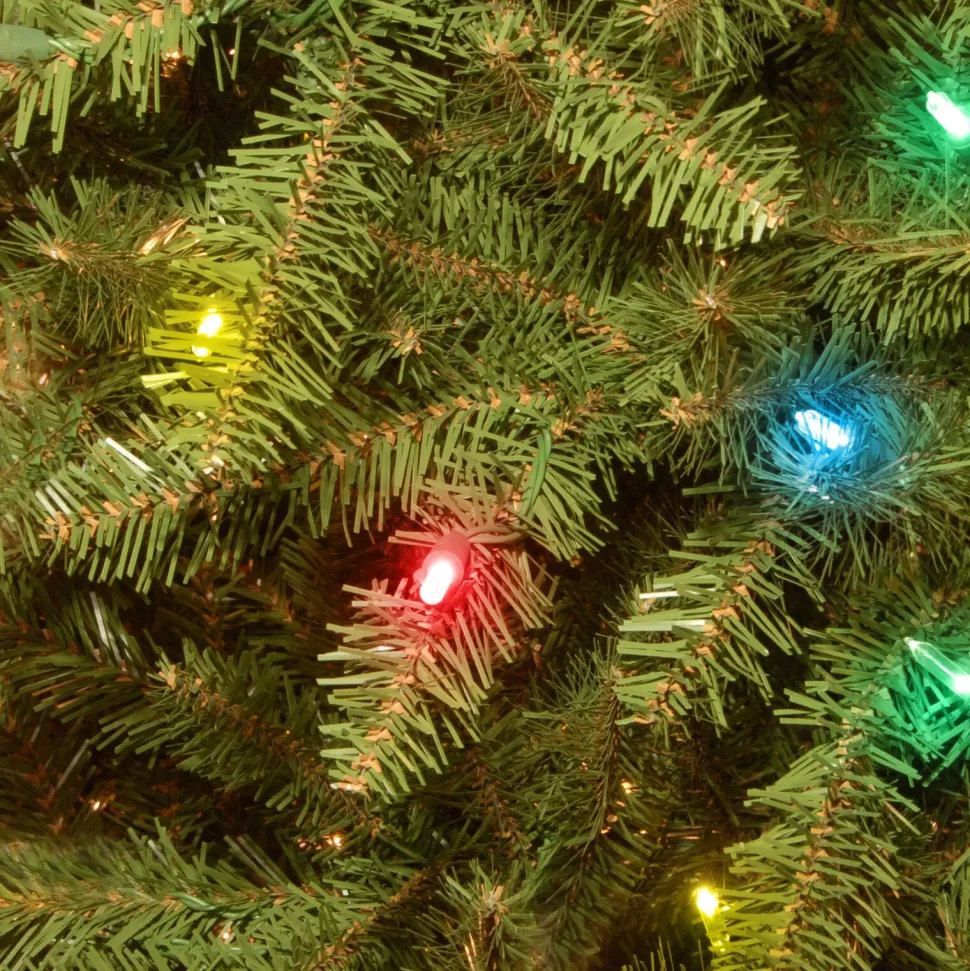 Cheap Three Posts Dunhill Fir Green Fir Christmas Tree With Lights