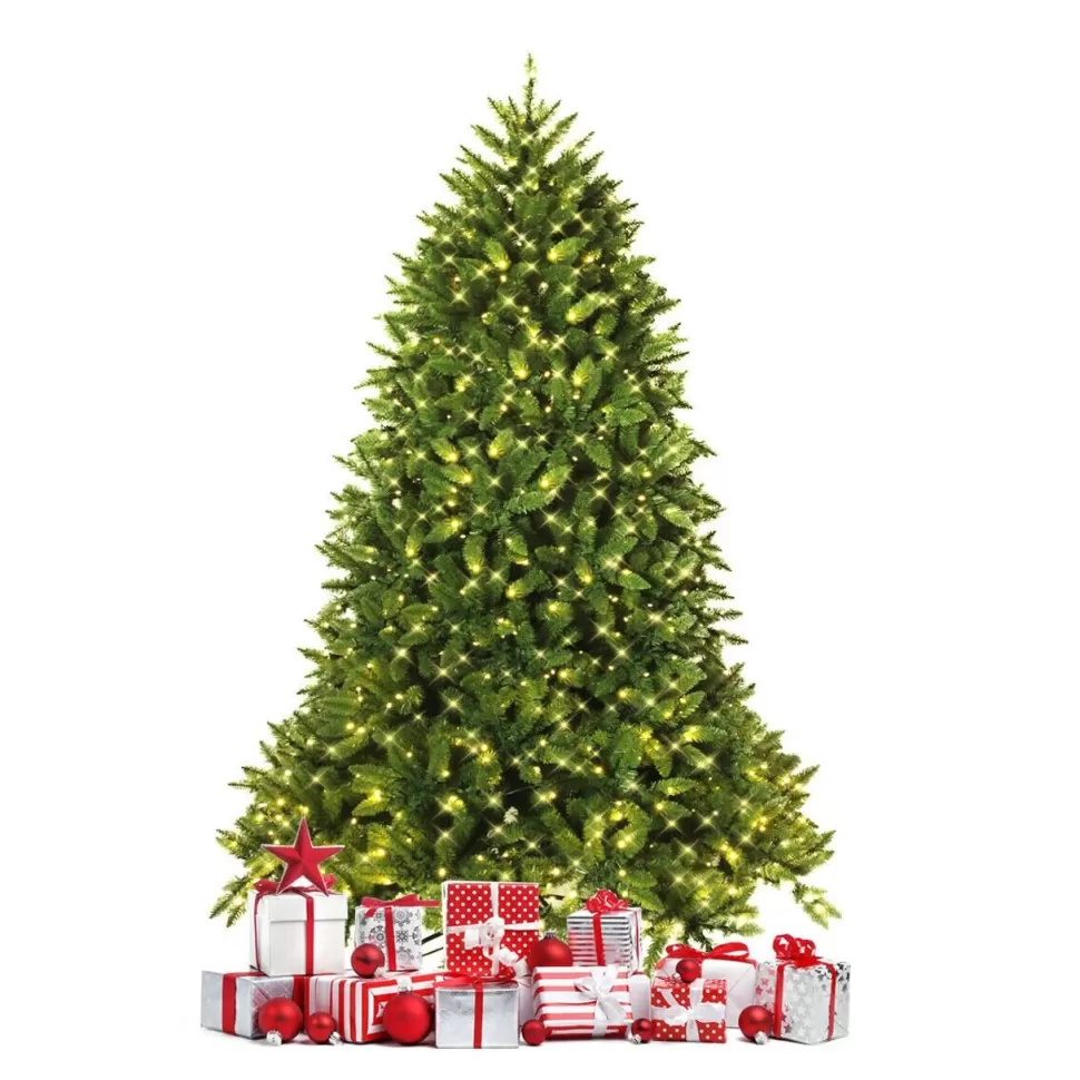 Cheap The Holiday Aisle Extra Full Green Realistic Artificial Fir Christmas Tree With 650 Led Lights