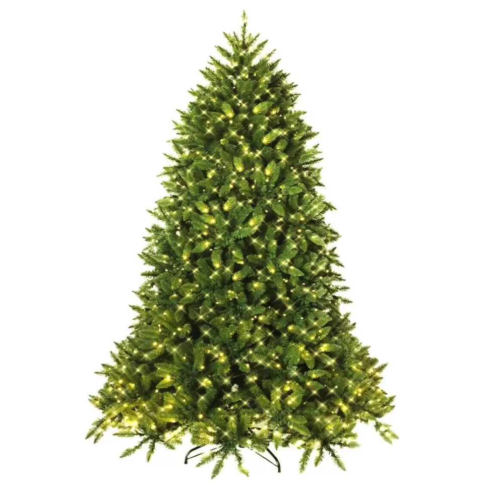 Cheap The Holiday Aisle Extra Full Green Realistic Artificial Fir Christmas Tree With 650 Led Lights