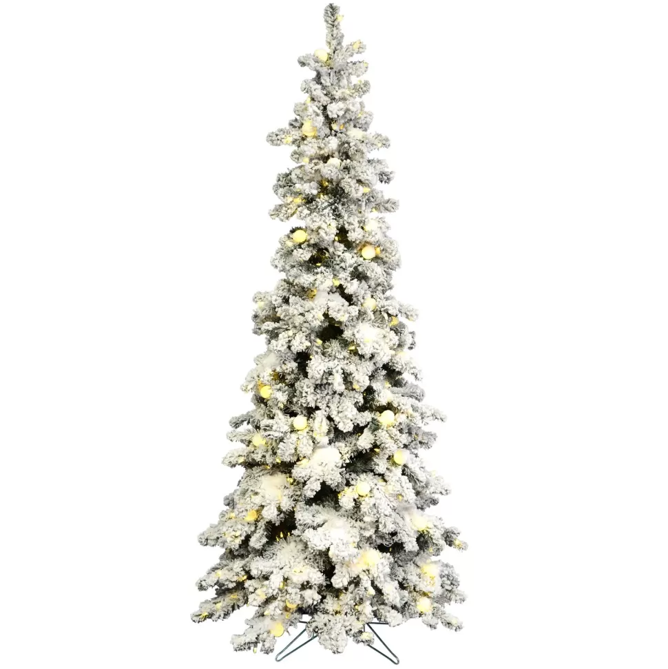 Best Sale The Holiday Aisle Flocked Artificial Christmas Tree