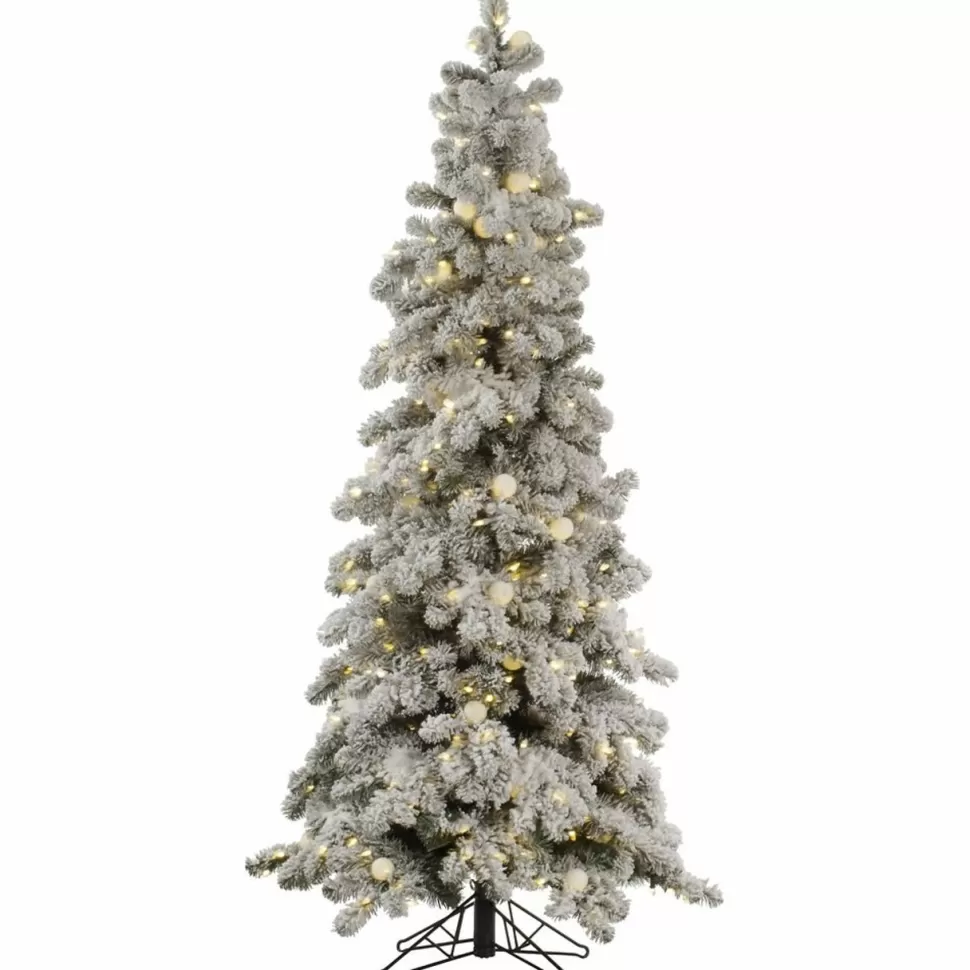 Best Sale The Holiday Aisle Flocked Artificial Christmas Tree