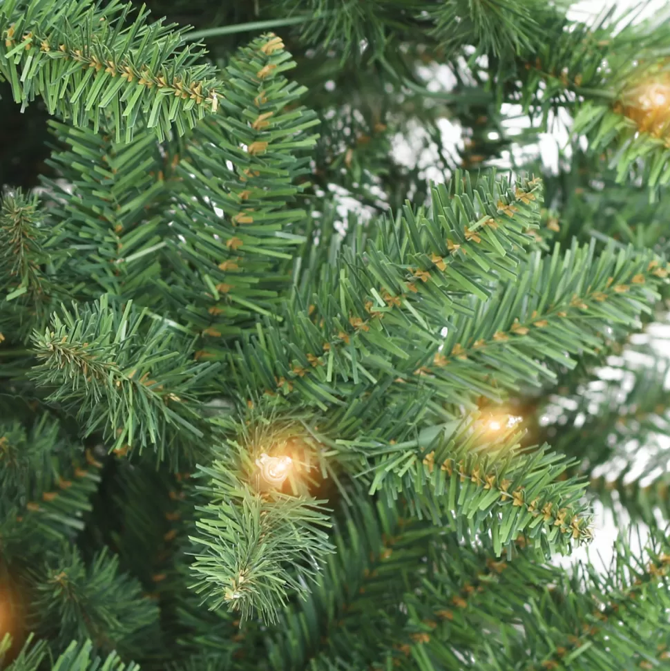Clearance The Holiday Aisle Gerrita 7' H Green Pine Christmas Tree With 200 Lights