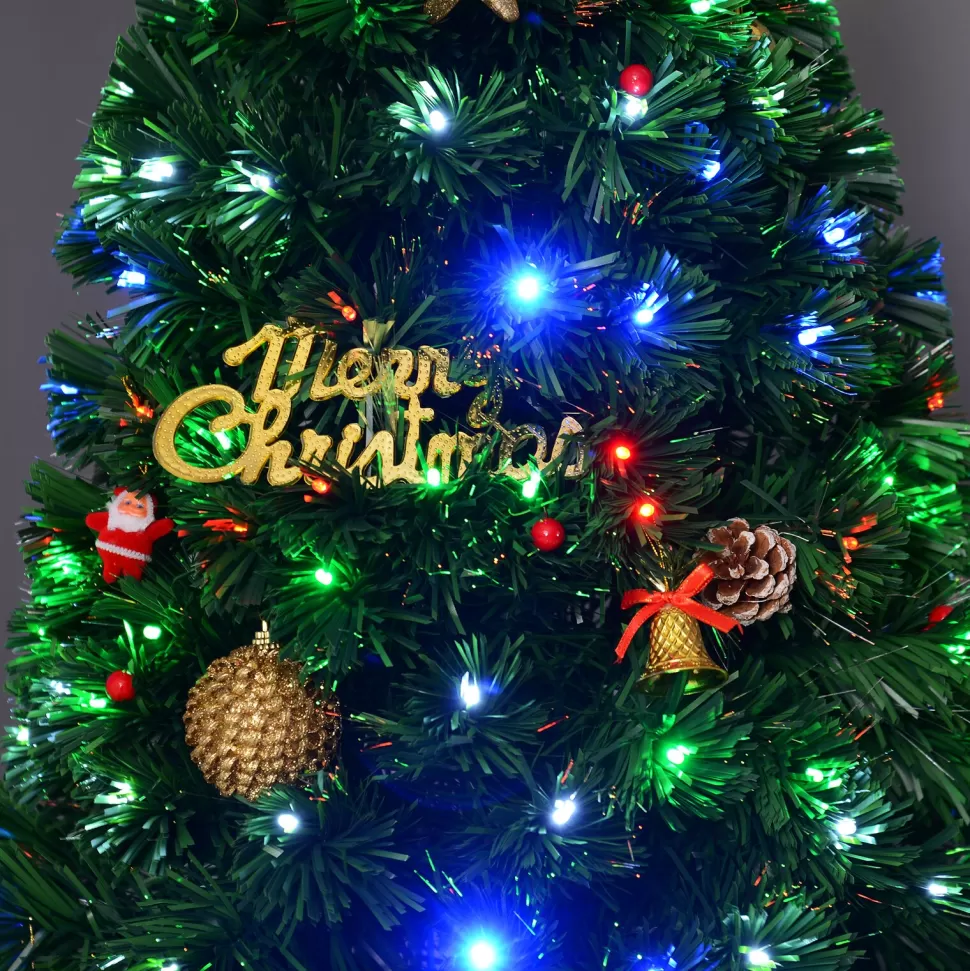 Sale The Holiday Aisle Green Fir Artificial Christmas Tree With 280 Multi-Colored Lights