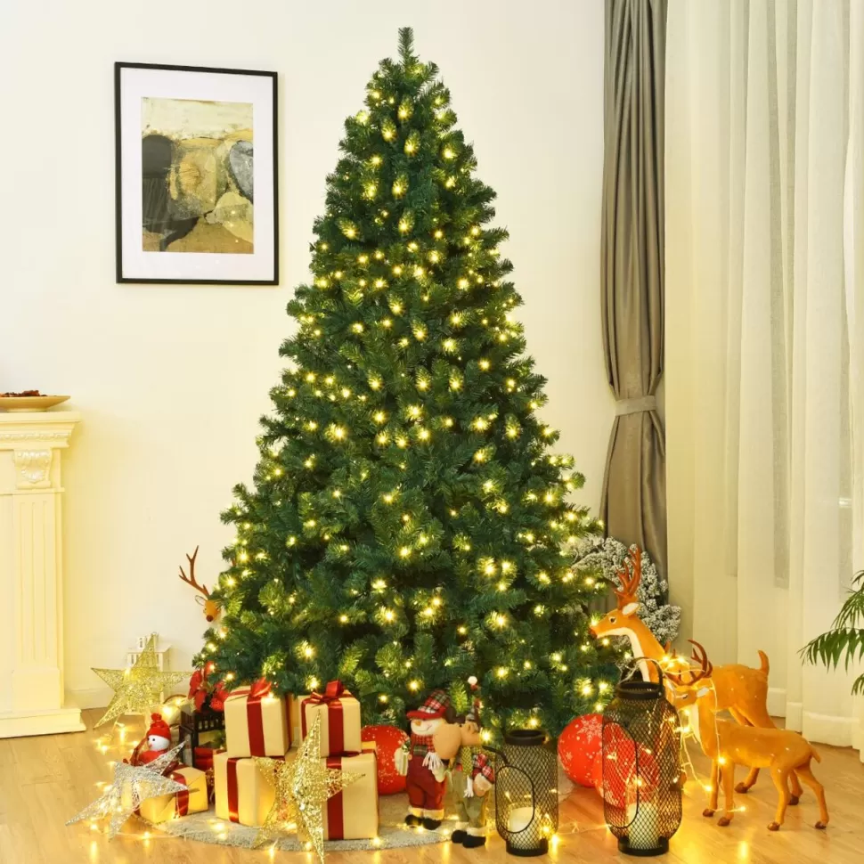 Discount The Holiday Aisle Green Pine Artificial Christmas Tree With 430 Warm White Lights