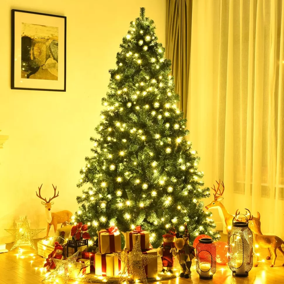 Discount The Holiday Aisle Green Pine Artificial Christmas Tree With 430 Warm White Lights