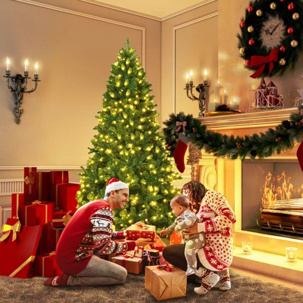 Discount The Holiday Aisle Green Pine Artificial Christmas Tree With 430 Warm White Lights