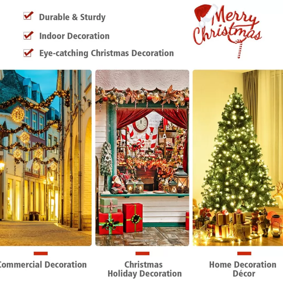 Discount The Holiday Aisle Green Pine Artificial Christmas Tree With 430 Warm White Lights