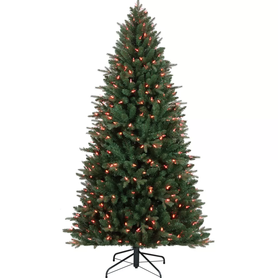 New Mr. Christmas Green Realistic Pvc & Pe Blend 400 Led Color Changing Christmas Tree