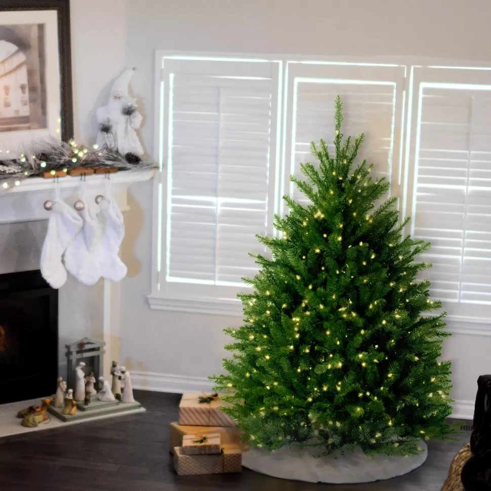 Shop The Twillery Co. Jack Green Artificial Christmas Tree With Clear/White Lights