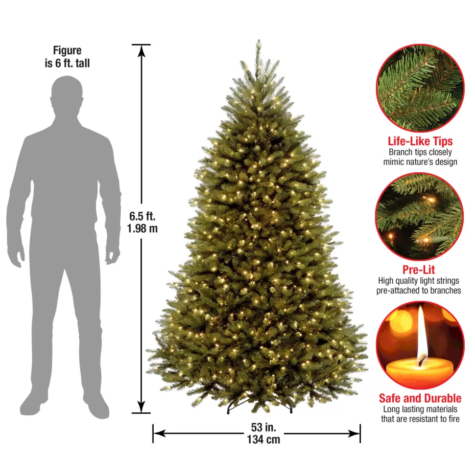 Sale The Twillery Co. Jack Green Spruce Artificial Christmas Tree With 700 Clear/White Lights