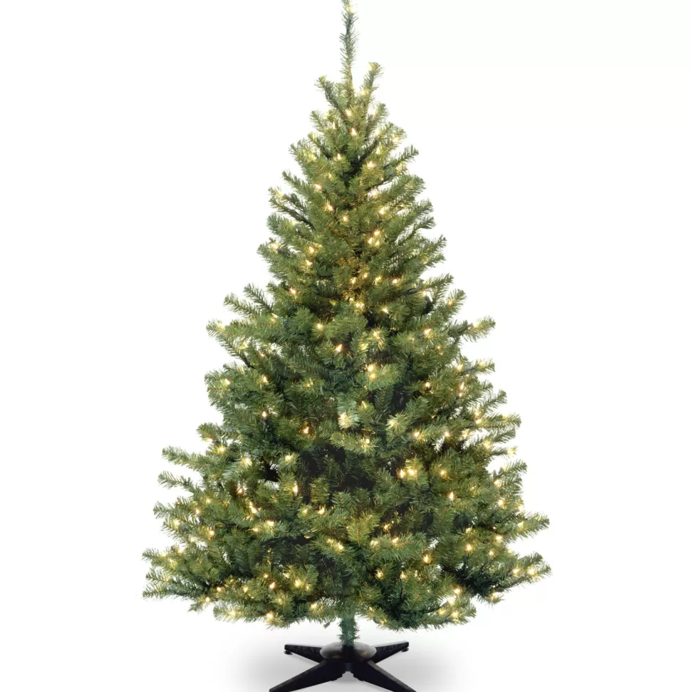 Clearance Ebern Designs Kincaid Spruce 6' Green Artificial Spruce Christmas Tree With 400 Lights