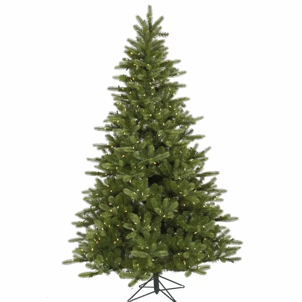 Flash Sale The Holiday Aisle King 6.5' Green Spruce Artificial Christmas Tree With 350 Colored & White Lights
